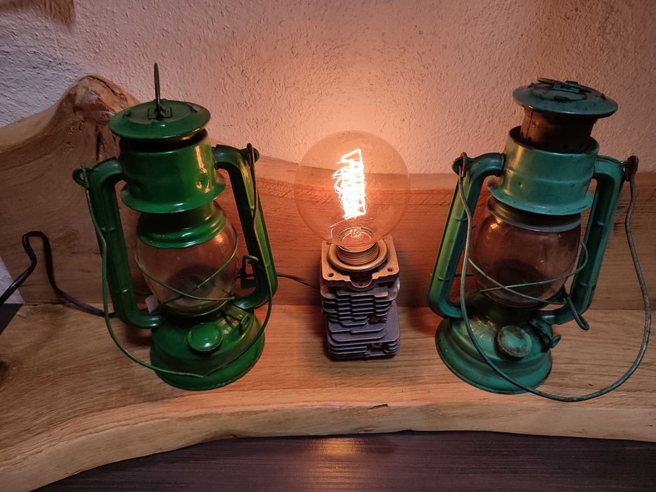 Lampa naftowa stara Retro