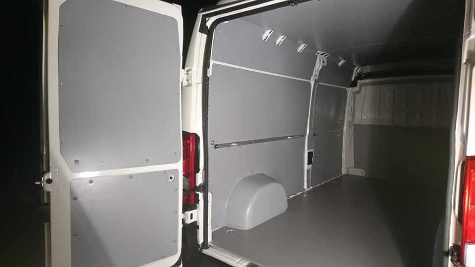 Fiat Ducato L3H2 zabezpieczenie paki