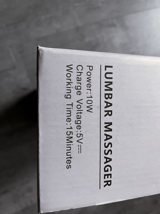 Inteligentny MASAŻER KRĘGOSŁUPA LUMBAGO TENS FALA dyskopatia korzonki