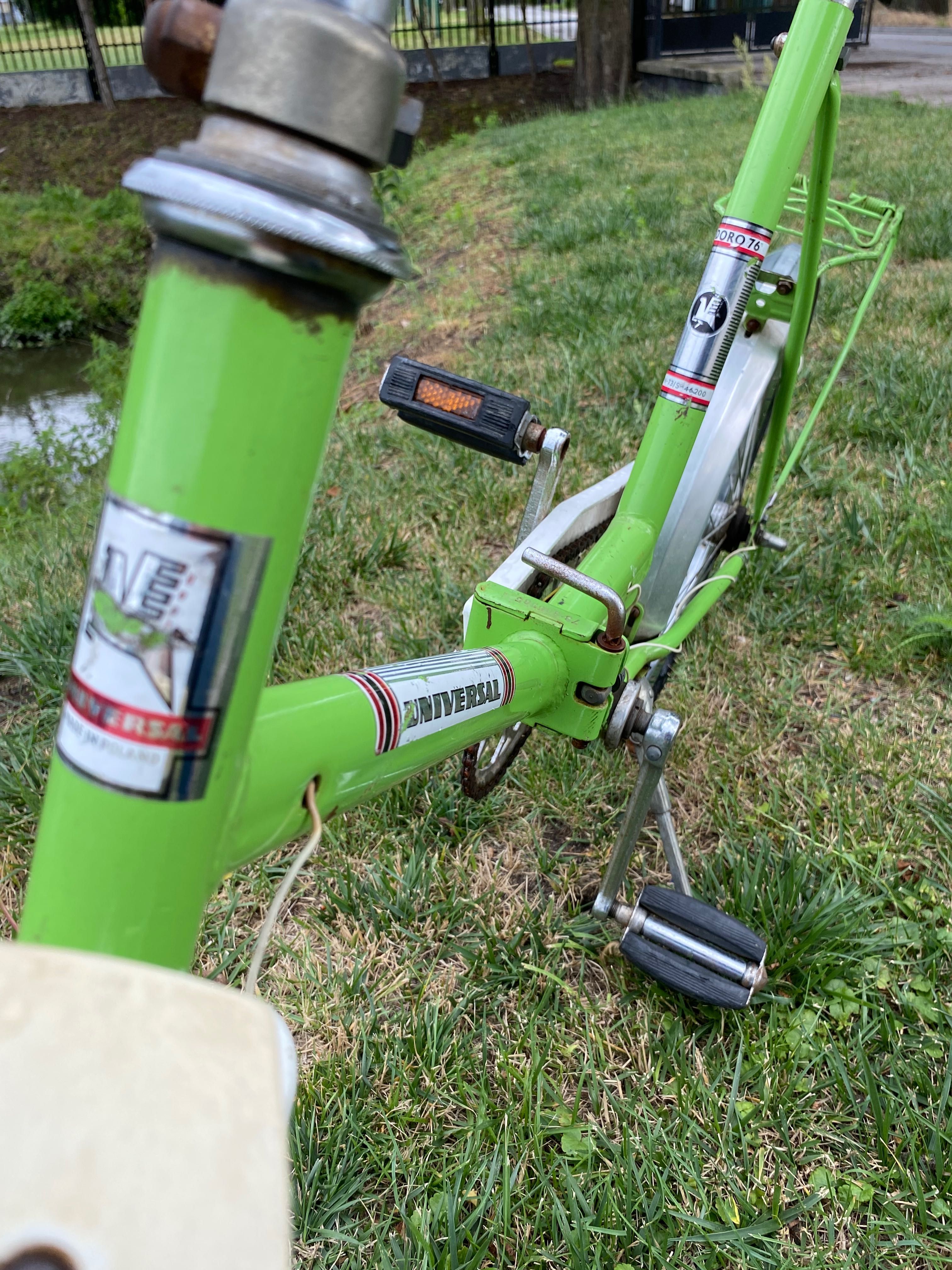 Romet Wigry 2 Universal, składak, zabytkowy rower z PRL