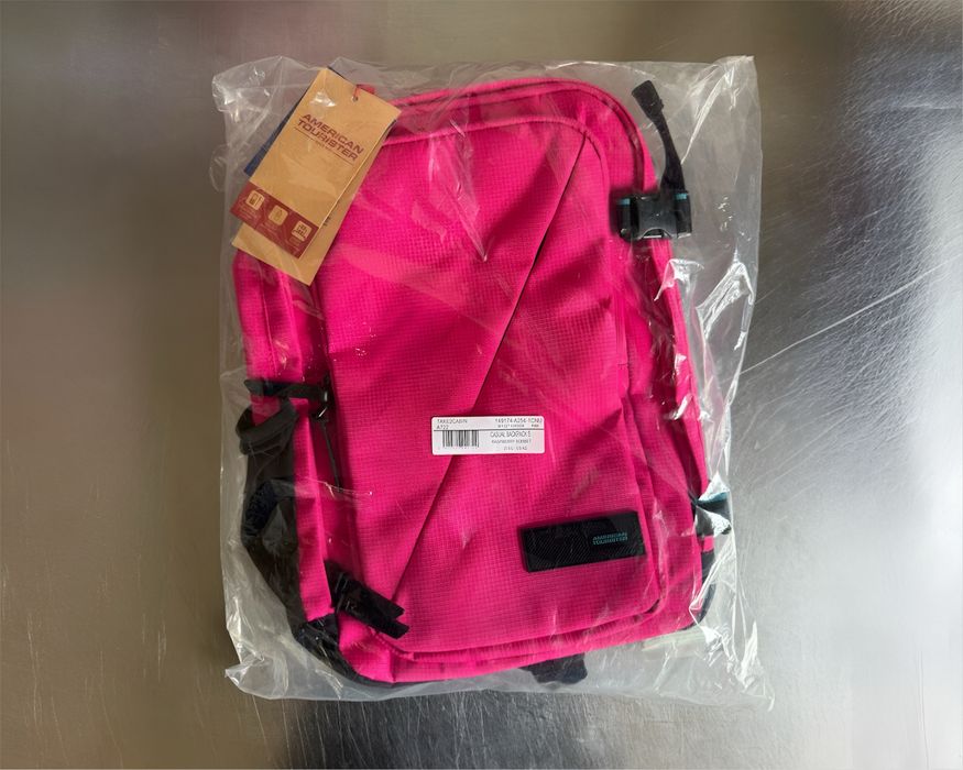 Plecak turystyczny American Tourister / Plecack do samolotu / Różowy