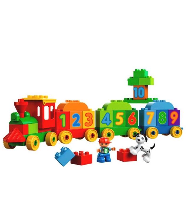 Lego Duplo Поезд с цифрами, считай и играй, оригинал