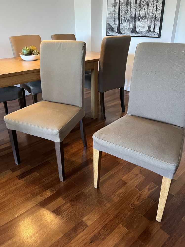 Mesa extensivel Ikea + 8 cadeiras