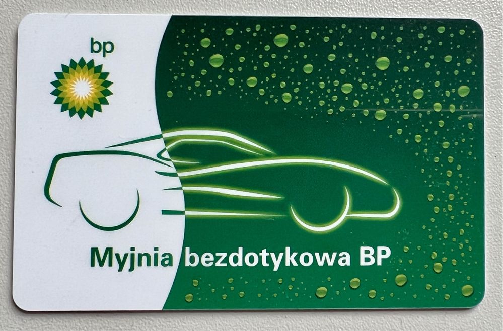 Karta na myjnię bezdotykową BP 305PLN