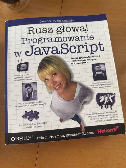 Książka programowanie JavaScript Rusz głową