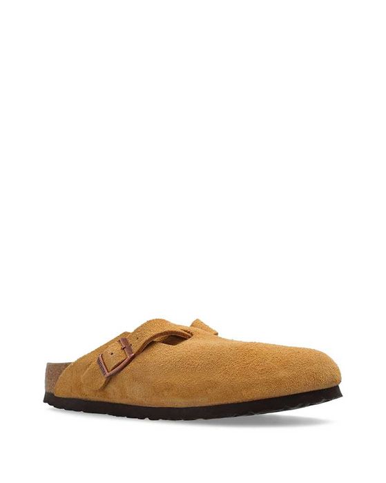 Сланці Birkenstock Boston Soft Footbed Suede Leather Brown