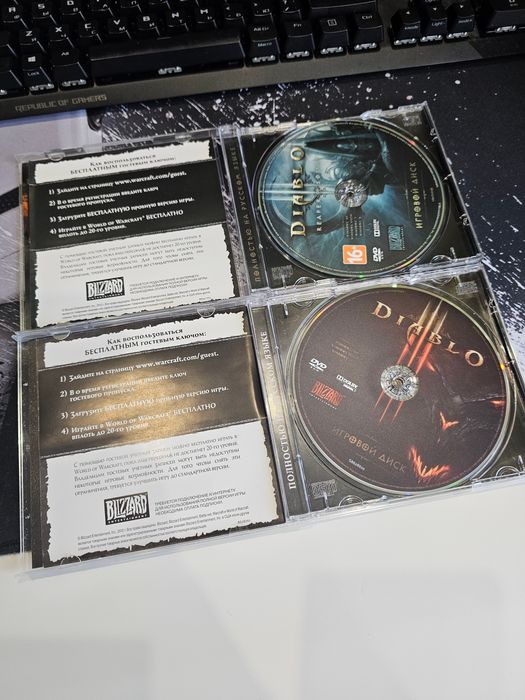 Кейси від ПК ігор Diablo 3 + Diablo 3 Reaper of Souls