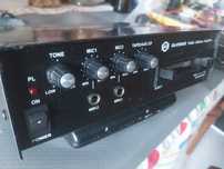 Amplificador voz  c/ leitor cassetes  impecavel