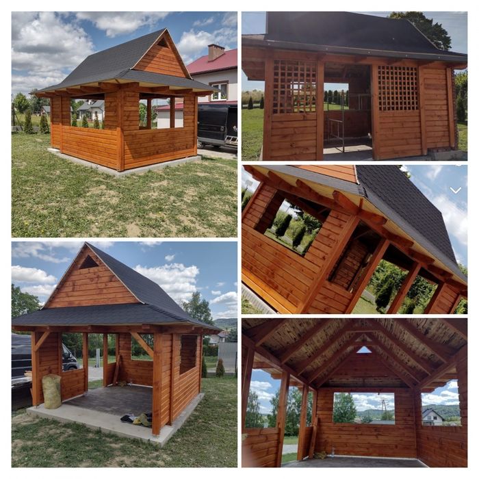 Drewniany Domek Letniskowy 5×6 m z Tarasem – NOWY! |