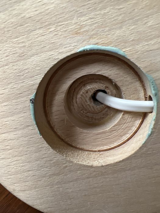 Podstawa lampy w kolorze miętowym