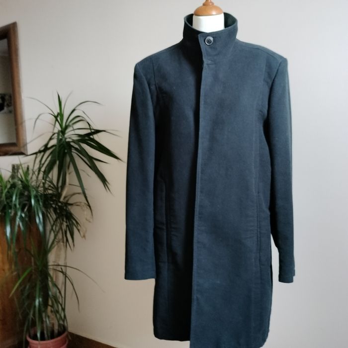 Płaszcz męski elegancki  czarny nowy rozm.40 ,M ZARA