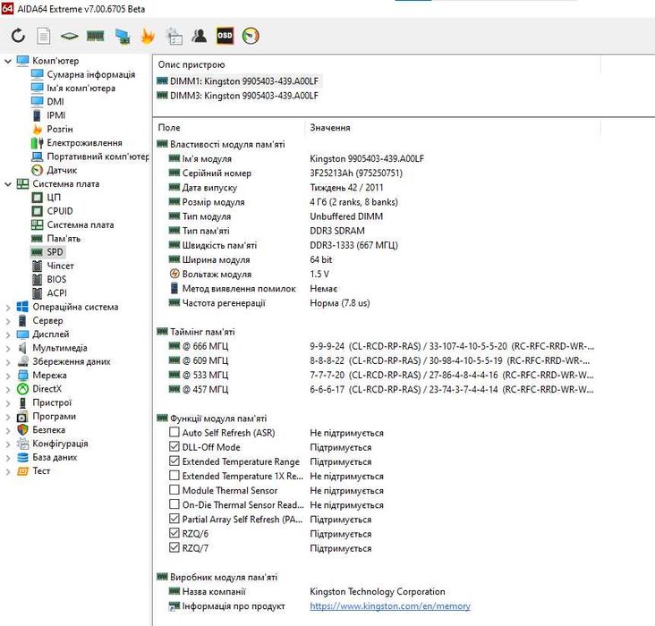 пам'ять DDR3 8GB Kit (2x4GB) HyperX 1600MHz CL9. TRADE-IN