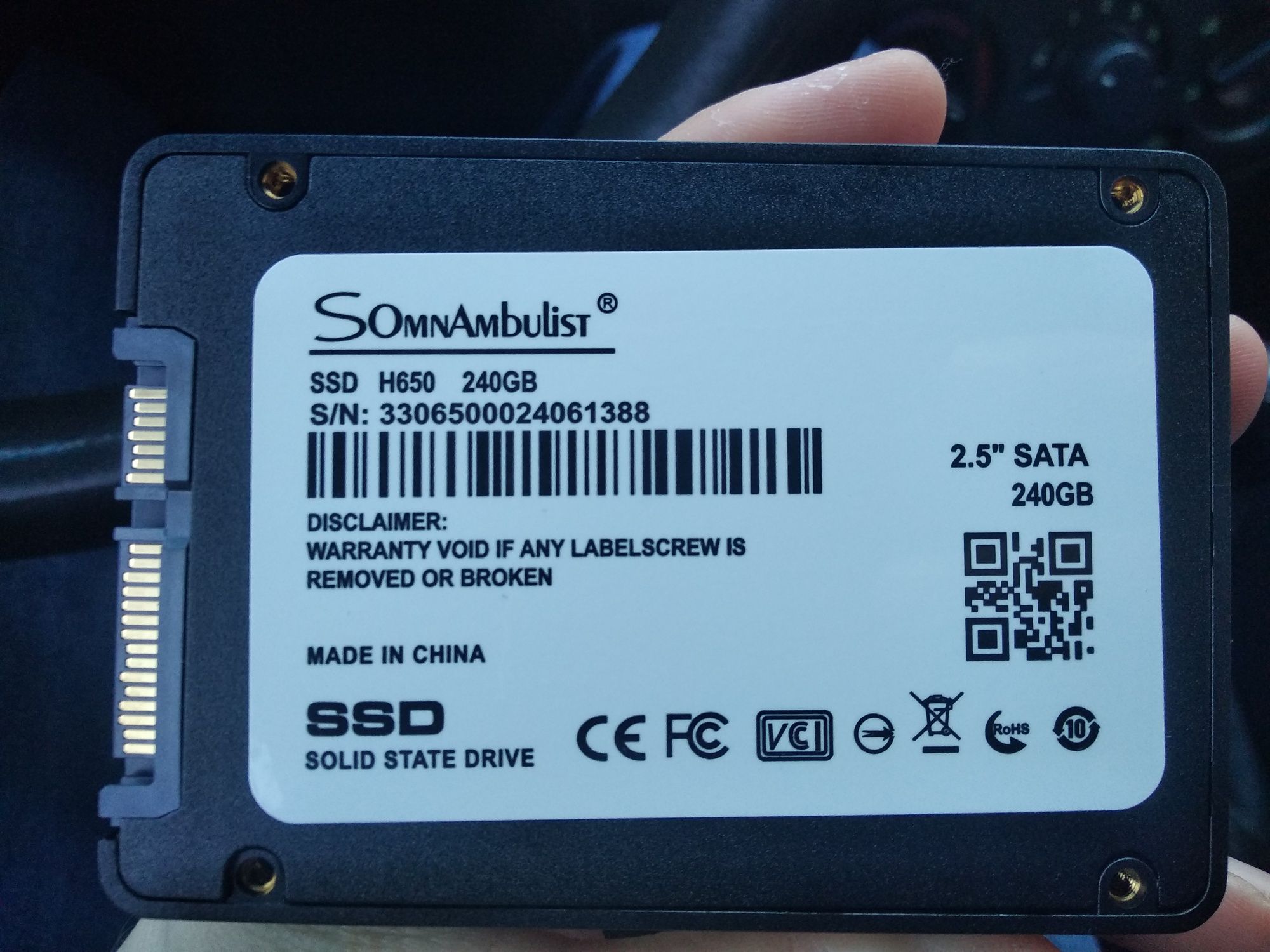 Новый Ssd 240 gb, жесткий диск, ссд диск