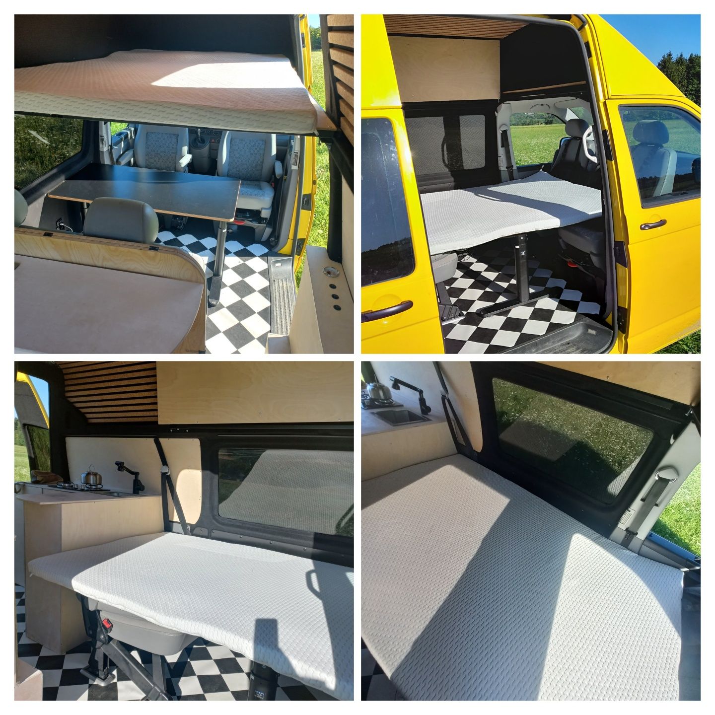 Wynajem kamper campervan 4osobowy, klima, WC, panel fotowoltaiczny