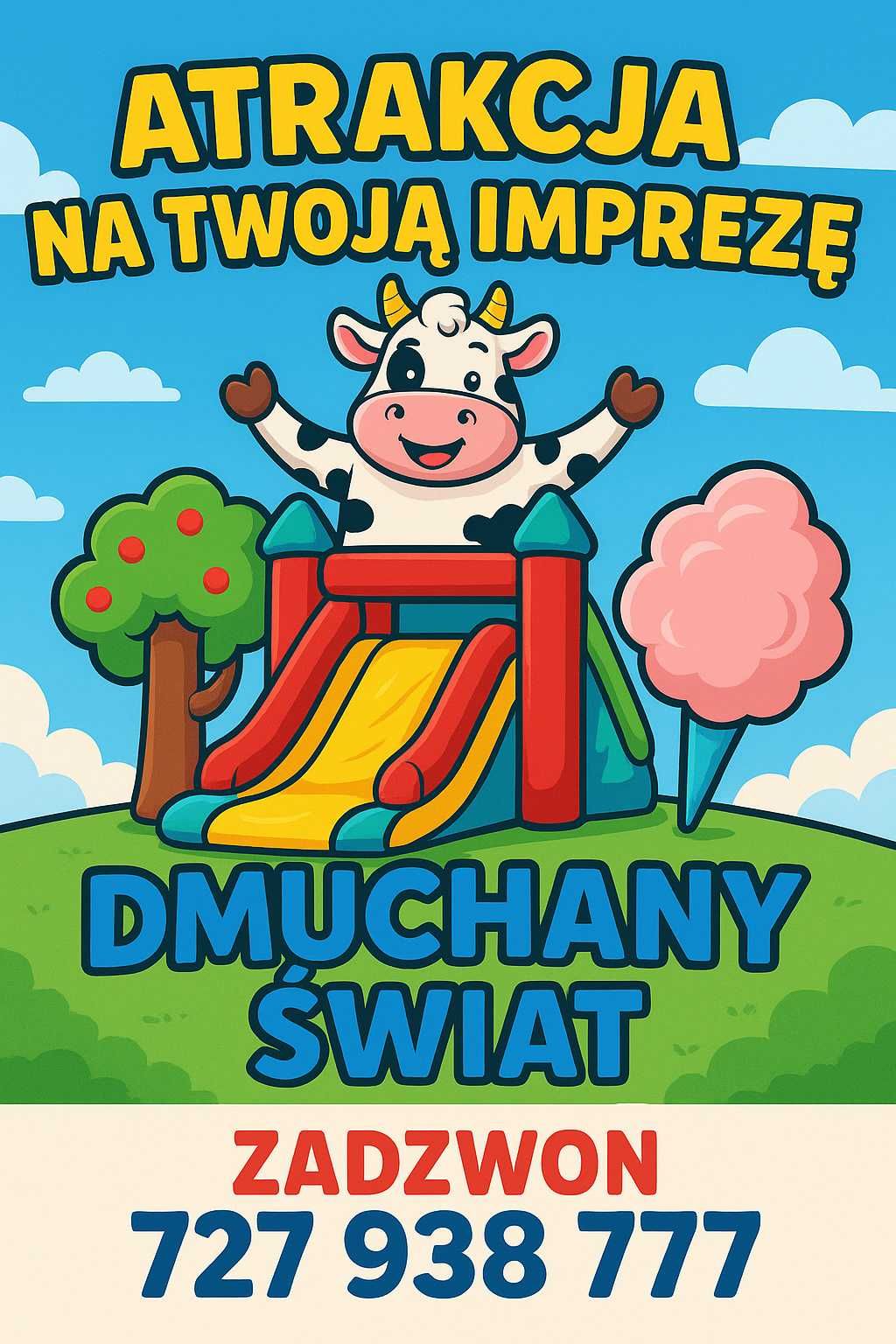 Wynajem Dmuchanej Zjeżdżalni, zamku dmuchanego