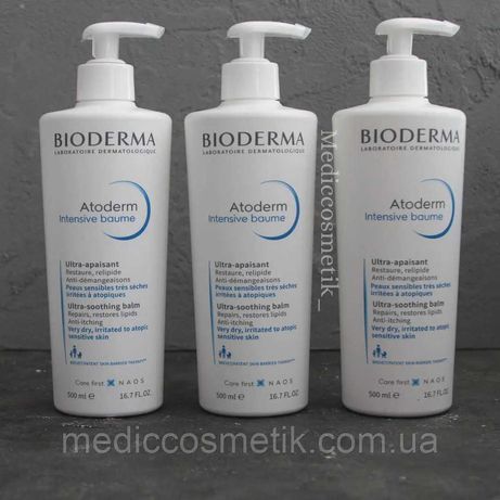 Bioderma Atoderm Intensive Baume-бальзам сухої шкіри 500 мл Франція
