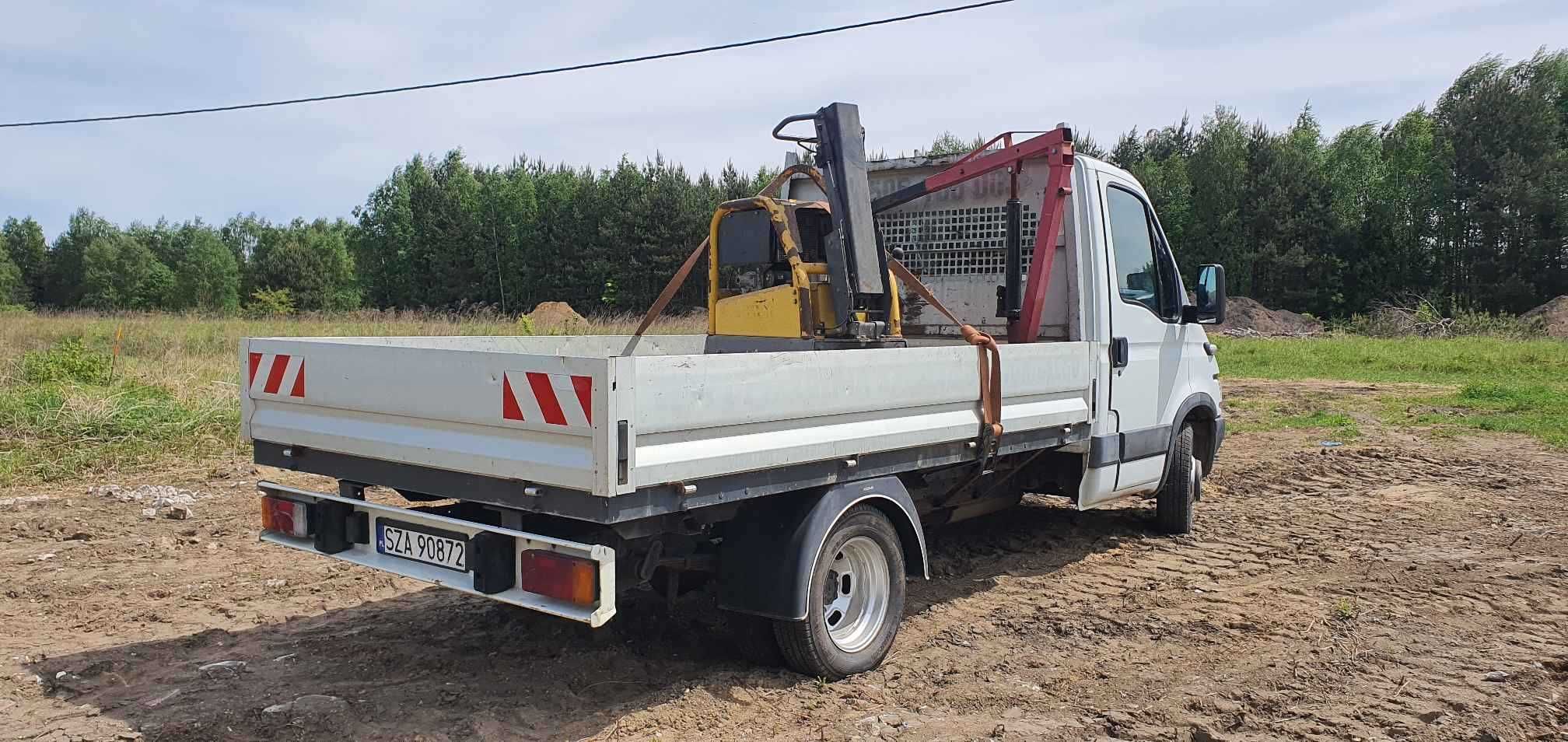 Iveco Daily 2,3 TD, skrzynia, HDS (dźwig), bliźniaki