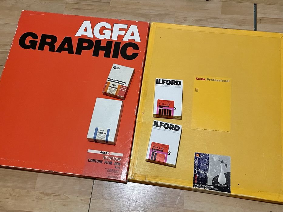Papier i Błona fotograficzna 50x60cm Agfa Kodak ilford Foton