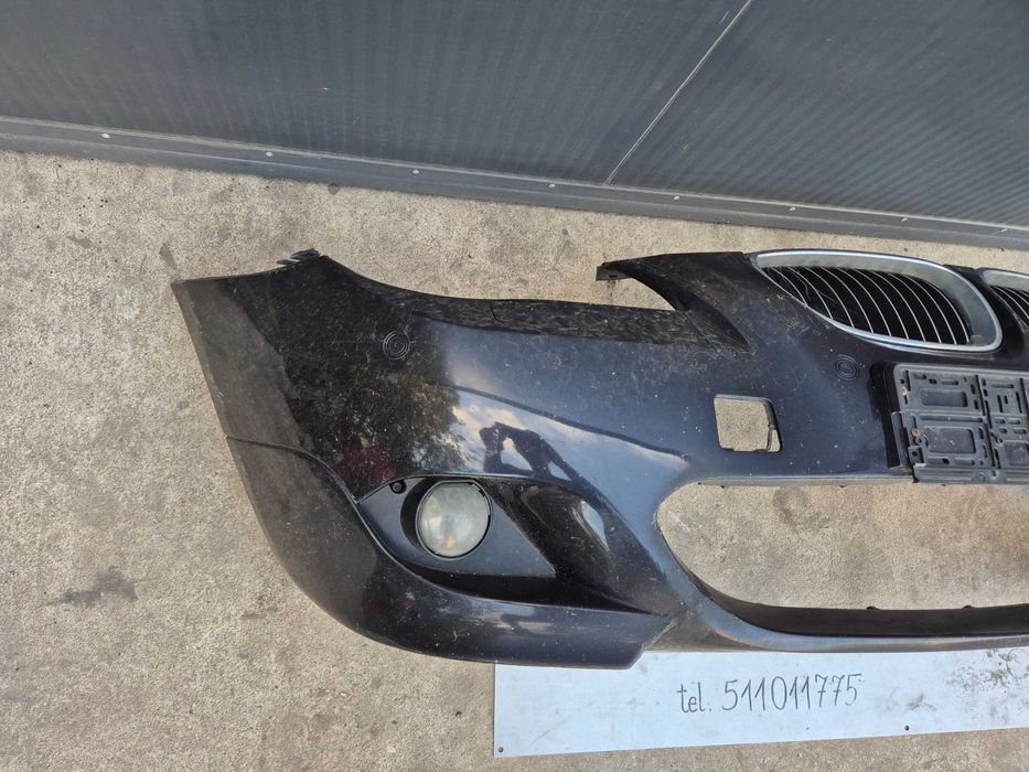 Zderzak BMW e60 m-pakiet przedni carbon schwarz