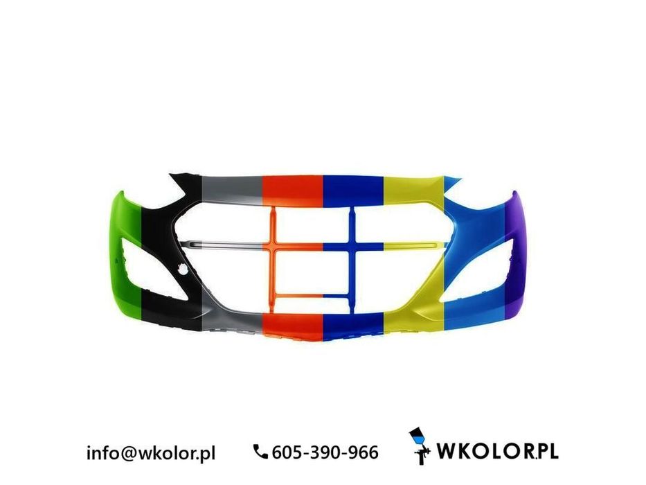 NOWY ZDERZAK HYUNDAI I30 2014-2017 LAKIEROWANY W KOLOR