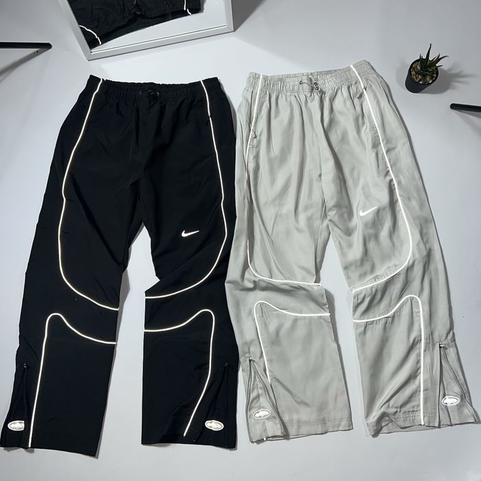 Штани Nike Corteiz S-XL нейлонові штаны найк кортез рефлективні