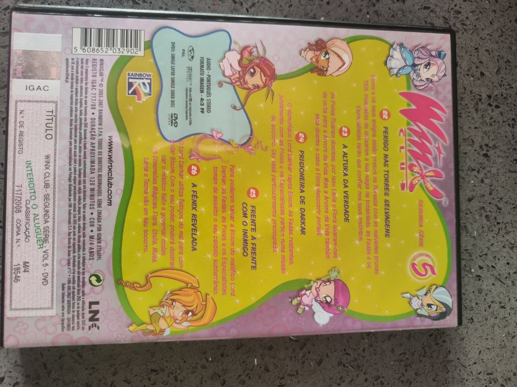 DVDS Originais das WINX