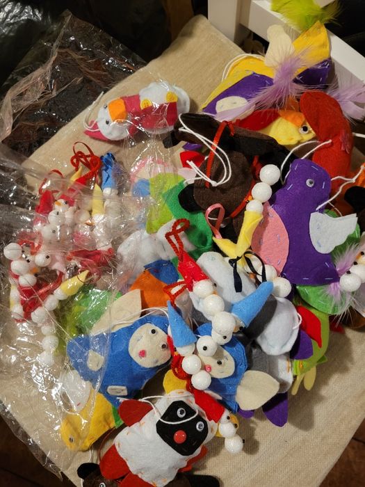 Zawieszki z filcu Rezerwacja  do czwartku