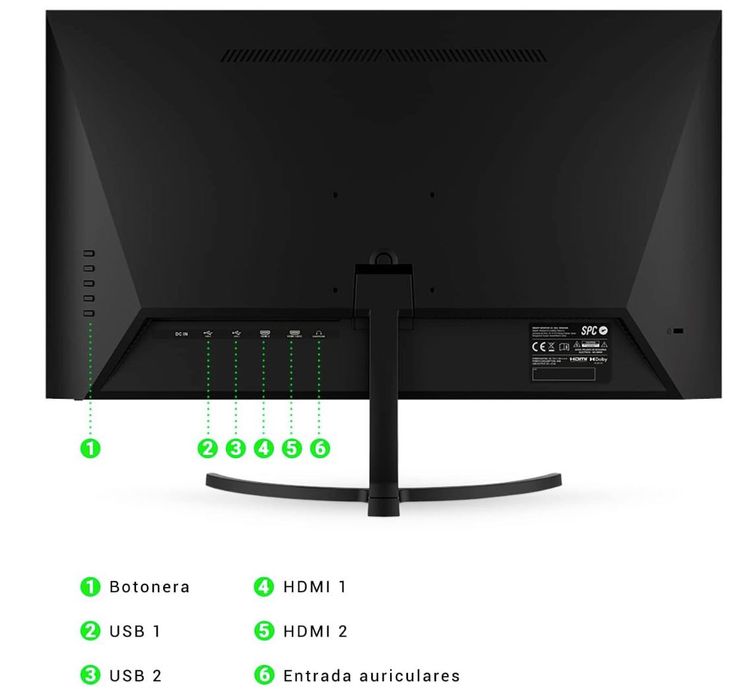 SPC Smart Monitor 27” – Android TV Full HD com colunas integradas