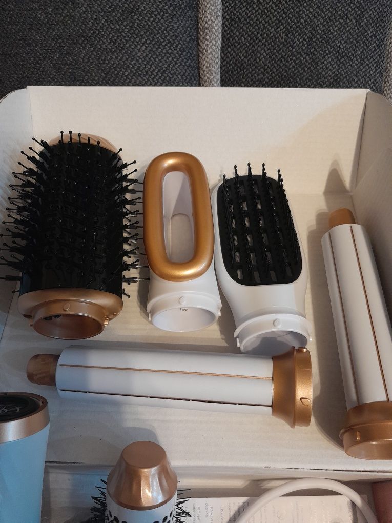 Zestaw 6 w 1 Air Styler, lokówka do włosów z suszarką do włosów 1000 W