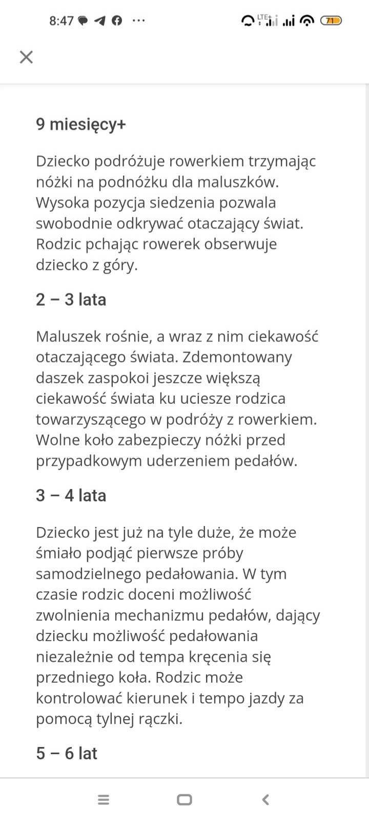 Rowrek rośnnie razem z dzieckiem