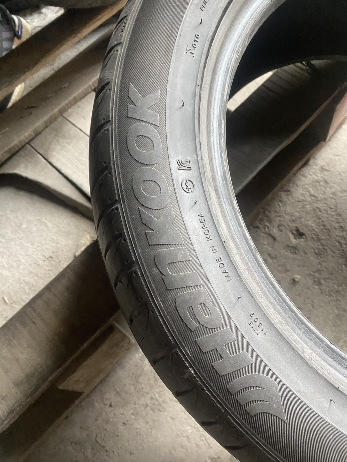 205.55.16 Hankook 2шт лето БУ склад шины резина из Европы 55 R16