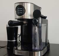 Ekspres ciśnieniowy, kolbowy SilverCrest + elektryczny młynek do kawy