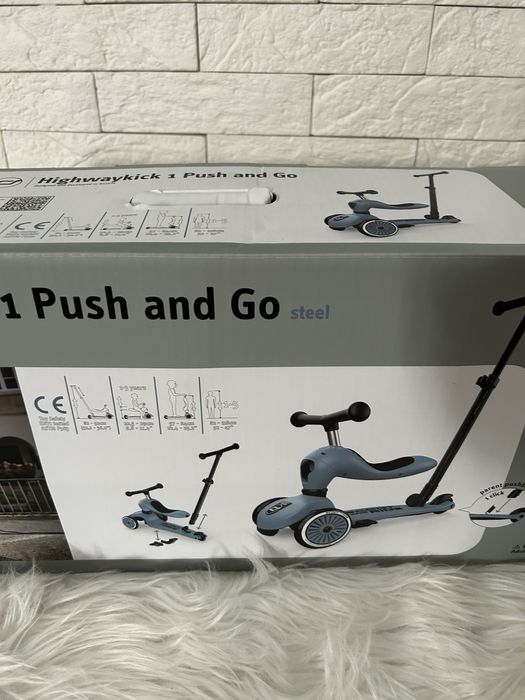 Велобіг+самокат Scoot and Ride Push and Go Highwaykick 1 Premium class