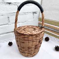 Плетена сумка, корзинка Jane Birkin, оригінальна сумочка, кошичок