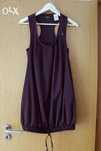 Vestido balão Kilah S cor de vinho