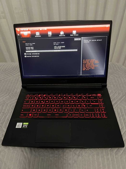 Portátil MSI GF65 Thin 10SER  Gaming/Edição/Inteligência Artificial