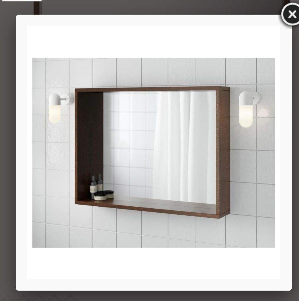 lustro Ikea Molger lustro do łazienki/przedpokoju