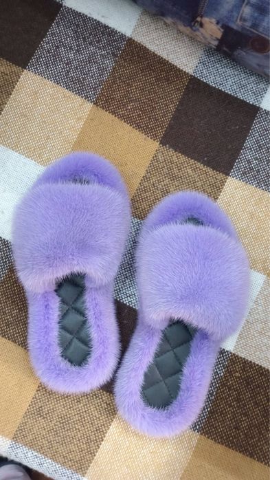 Меховые тапочки Размер 36-40
