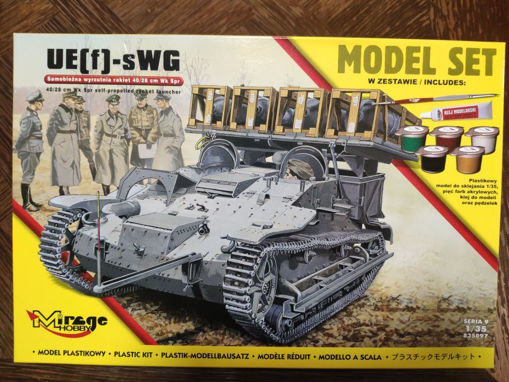 Model do sklejania ZESTAW Mirage 1/35 wyrzutnia samobieżna