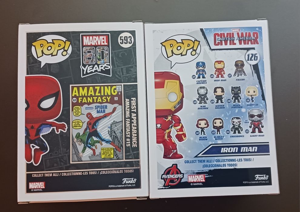 Iron Man + Spider Man - Funko POP