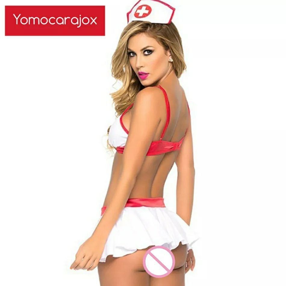 Эротический ролевой костюм медсестры, доктора,  сексуальное белье.