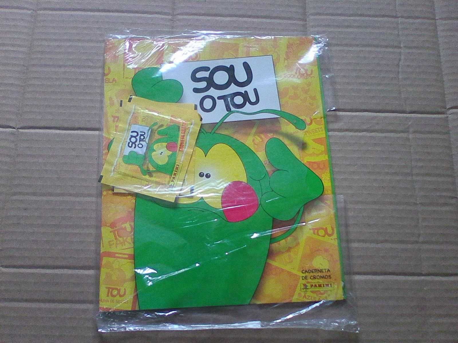 caderneta Sou o Tou nova mais 2 saquetas