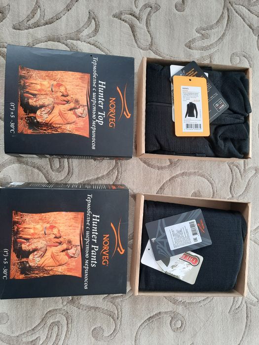 Термобілизна на шерсті Меріноса Norveg Hunter