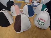 Czapka do sauny filcowa