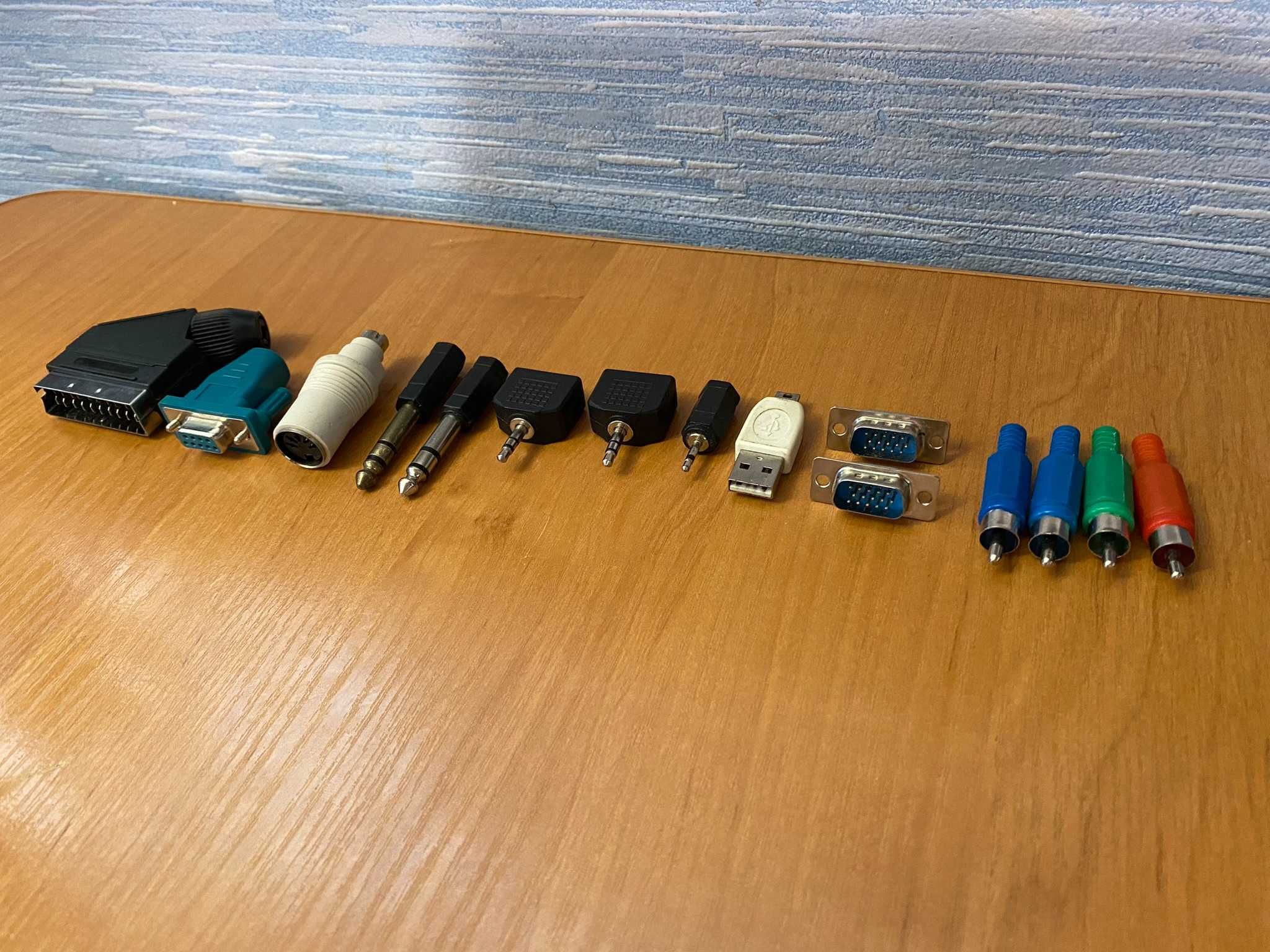 Переходники с USB, MiniUSB, TRS (2,5 3,5 6,35), RCA