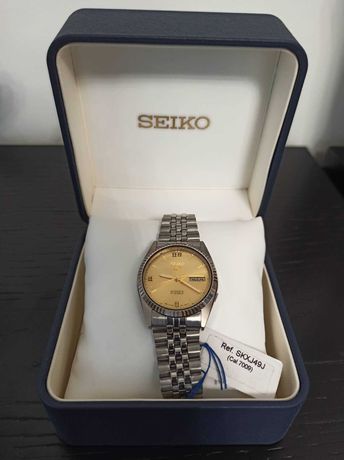 Relógio de Pulso Automático (Seiko 5 - SKXJ49J, Novo e Original)