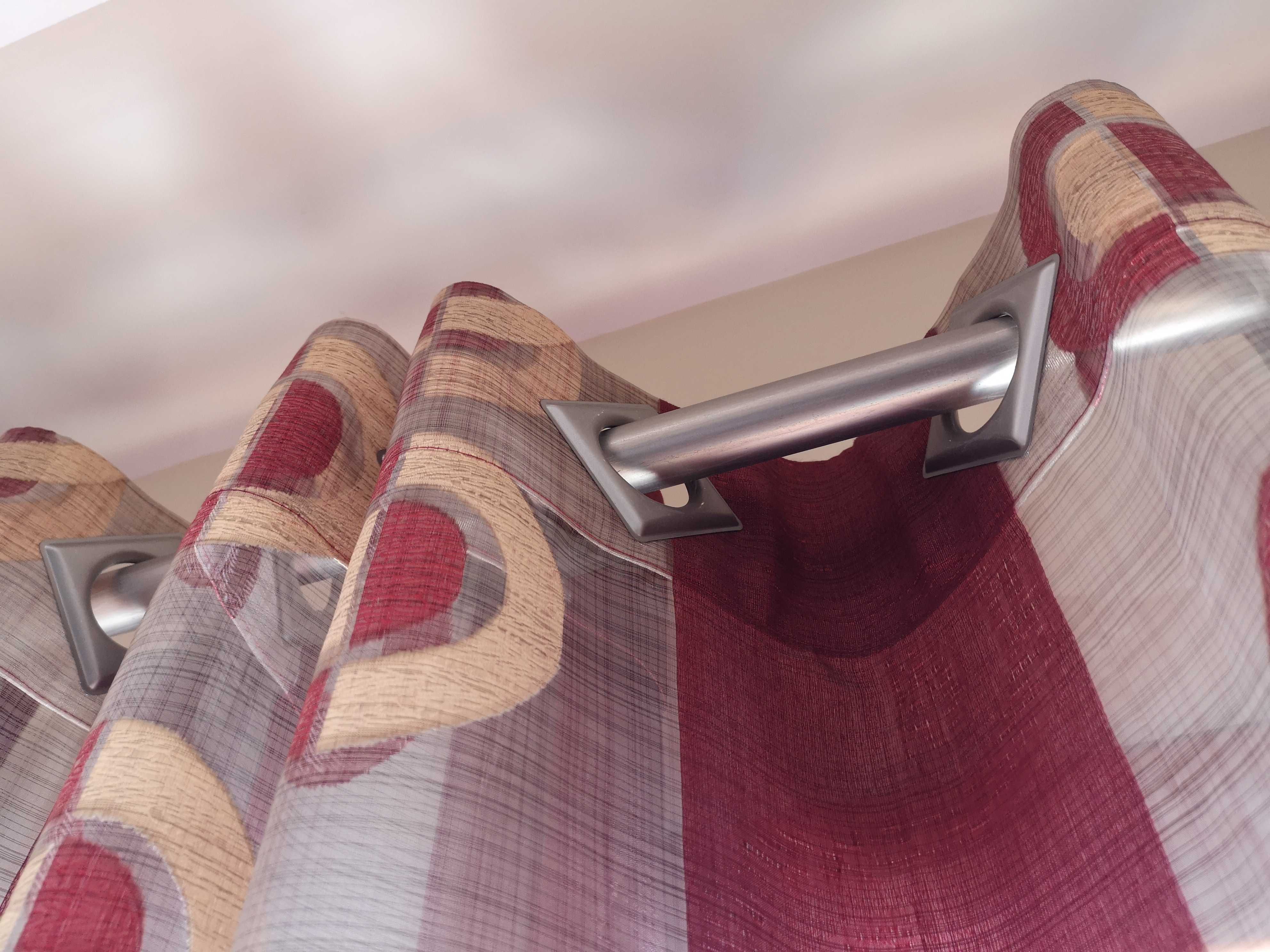 Cortinados (3 peças) feitos em loja de decoração