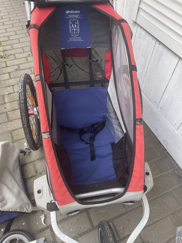 Chariot Thule cx1 przyczepka do roweru spacerów i biegania z hamulcem