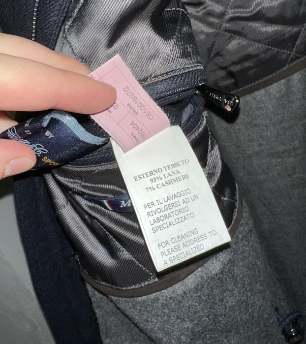 Пальто из шерсти и кашемира Mandelli