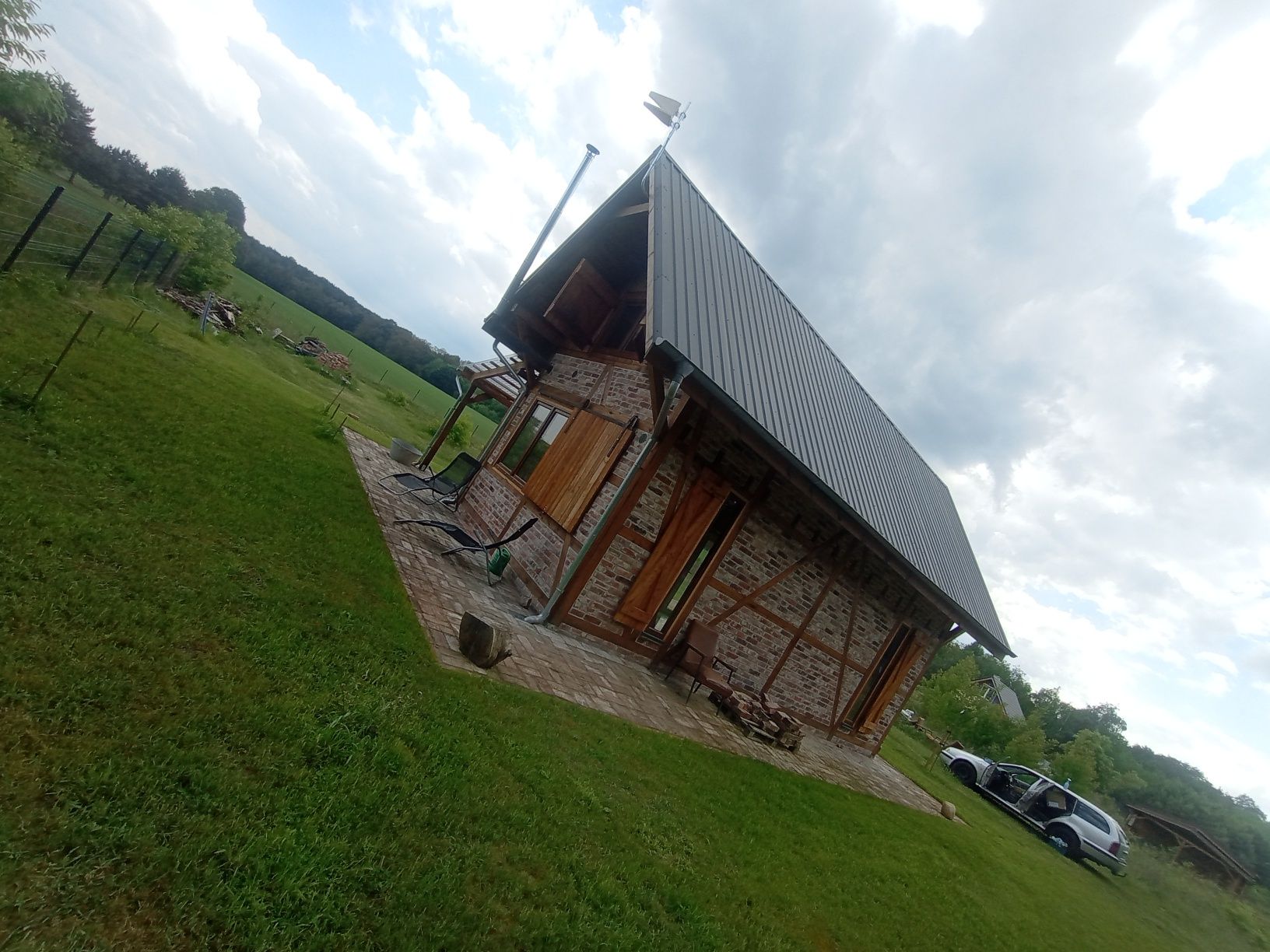 Domek nad jeziorem Jeziorna koło Sława